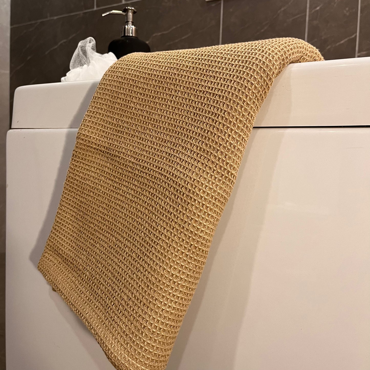 Pure Cotton Travel Towel | With Waterproof Pouch
