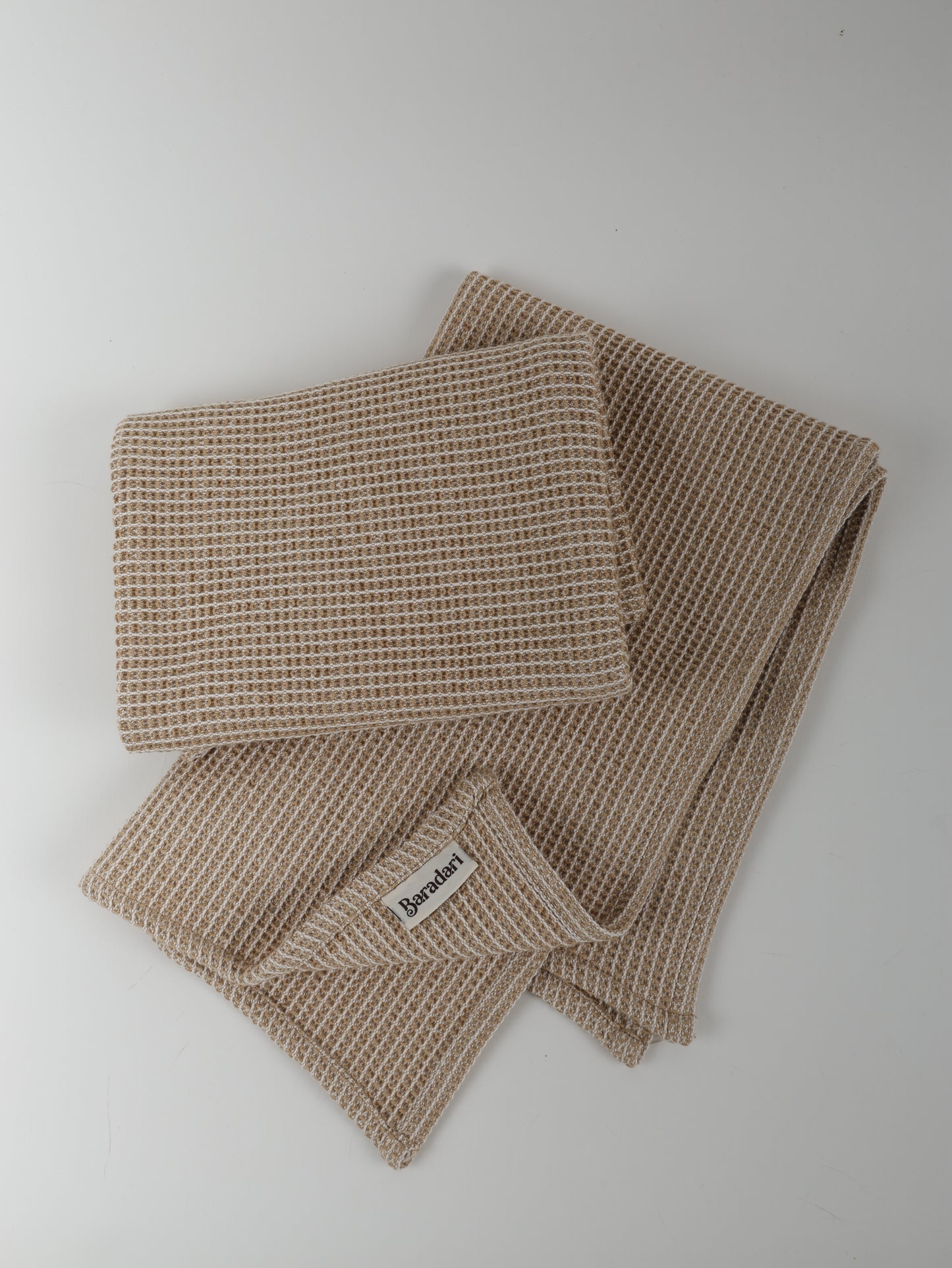 Pure Cotton Waffle Hand Towel (Set of 2)