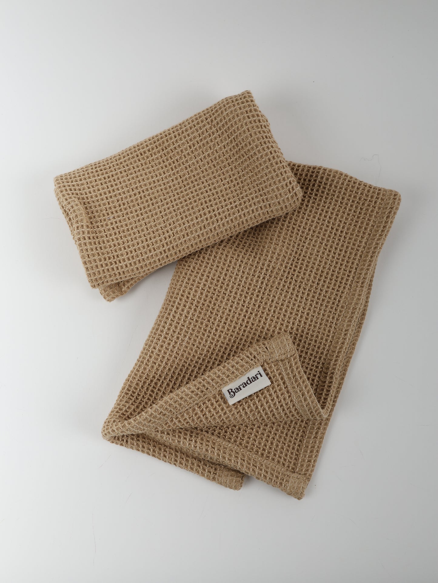Pure Cotton Waffle Hand Towel (Set of 2)