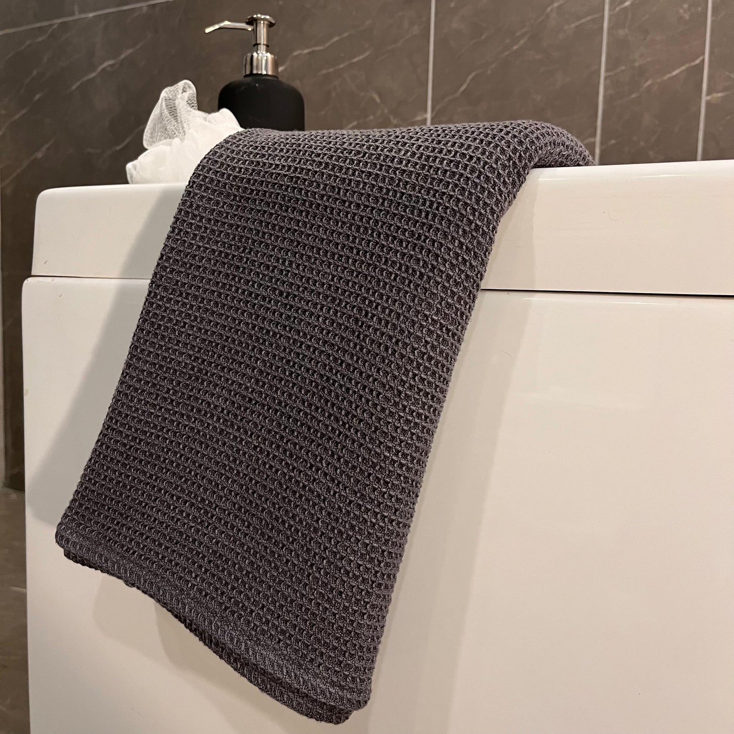 Pure Cotton Travel Towel | With Waterproof Pouch